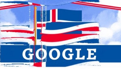 Google Doodle celebrates Iceland National Day with a special doodle