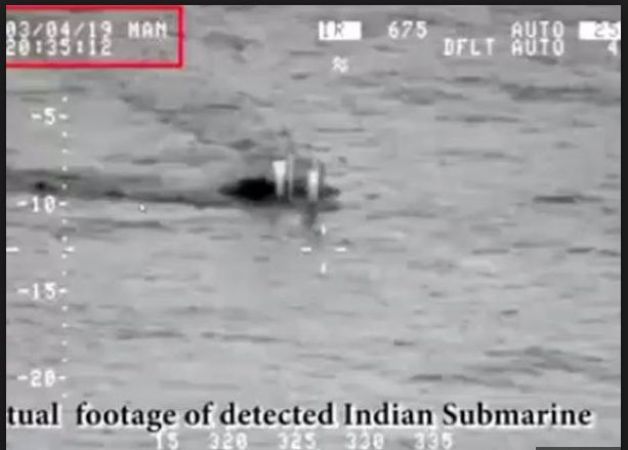 Pakistan Claimed Indian submarine detected in its waters
