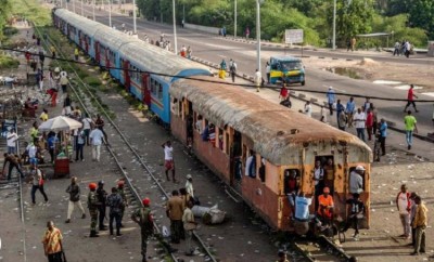कांगो गणराज्य में एक रेल दुर्घटना में 75 लोगों की मौत