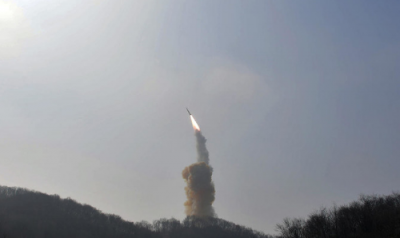 Cruise missiles are fired by North Korea off its eastern coast