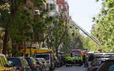 मैड्रिड की इमारत में विस्फोट: दो लापता, 18 घायल