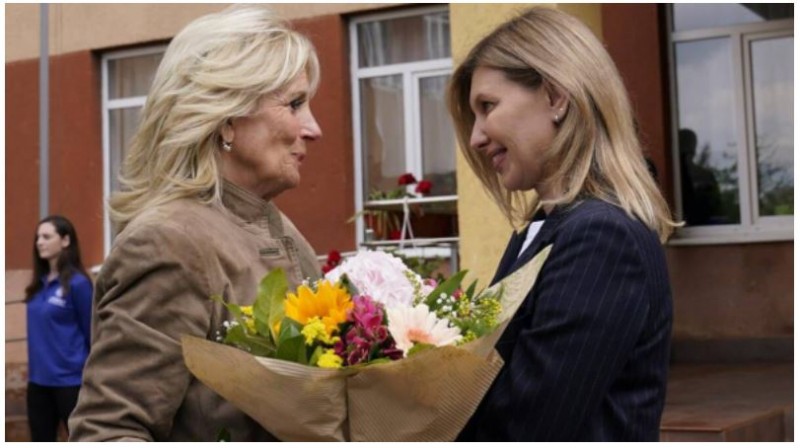 Mothers' Day: Jill Biden pays a surprise visit to Ukraine's First Lady