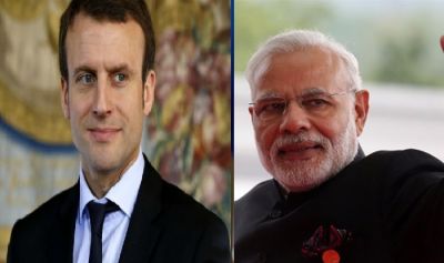Prime Minister Narendra Modi spoke to French President-Elect Emmanuel Macron