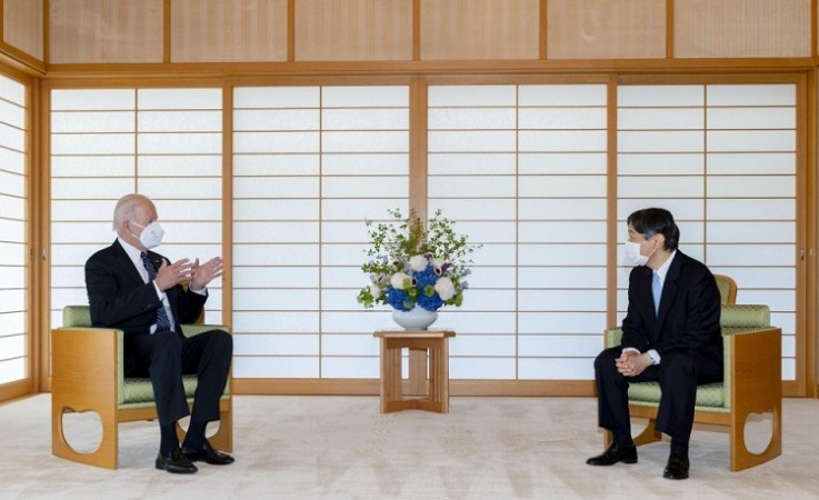 Joe Biden meets Japanese Emperor Naruhito in Tokyo