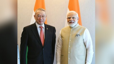प्रधानमंत्री नरेंद्र मोदी ने टोक्यो में एनईसी के मुख्यमंत्री डॉ नोबुहिरो  से मुलाकात की
