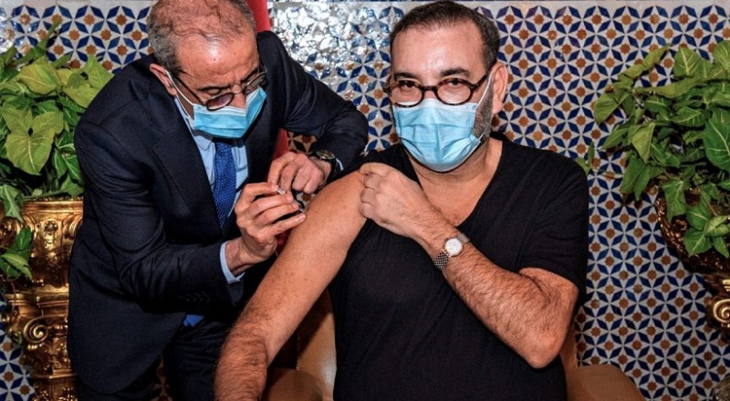 मोरक्को ने अब तक 8 मिलियन लोगों का किया टीकाकरण