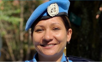 इस नेपाली शांतिदूत को  चुना गया 2021 के लिए यूएन वूमन पुलिस ऑफिसर ऑफ द ईयर
