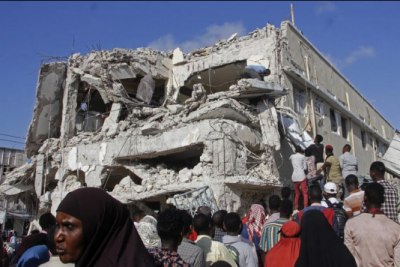 Al-Shabab terrorists attack a military base in Somalia