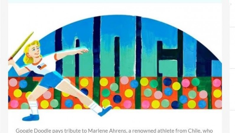 Google Doodle Pays Tribute to Chilean Javelin Athlete and Olympic Victor Marlene Ahrens