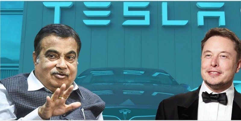 नितिन गडकरी ने एलोन मस्क को भारत में टेस्ला कारों के निर्माण को लेकर कही ये बात