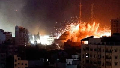 Ongoing Israeli-Hamas Conflict: Gaza Shaken by Nighttime Bombardment