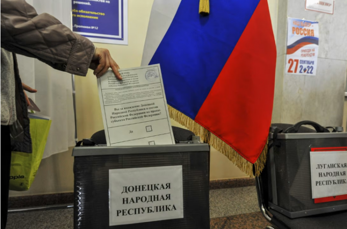 Fact check:  Kremlin holds votes to annexe regions of Ukraine