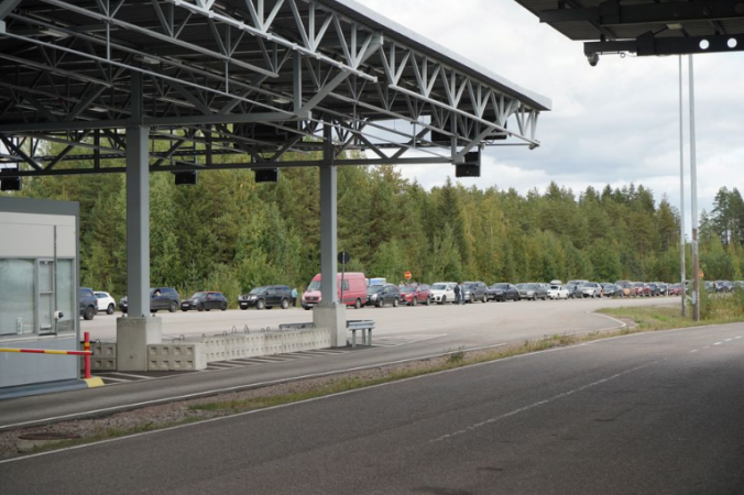 Russia's border crossings with Finland are at record highs