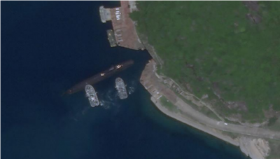 Satellite data reveal that China is expanding its submarine base close to the South China Sea