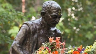 Mahatma Gandhi's statue defaced in London before Oct 2: Indian High Commission condemns 