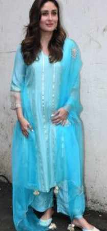 Kareena Kapoor Gorgeous look in a Blue  Suit