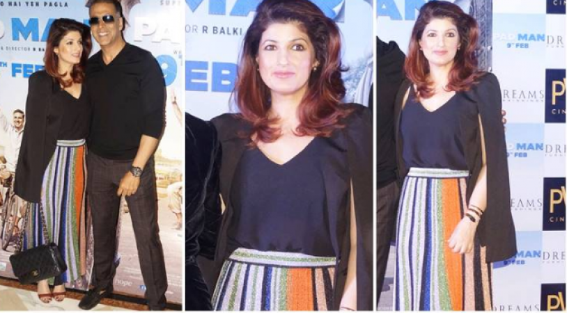 Photo! Twinkle Khanna is in full swing for the promotion of her hubby's movie PadMan