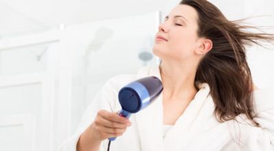 Do not use hair dryer to dry hairs