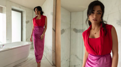 Fans remember Barbie dolls after seeing Rashmika Mandanna's latest outfit