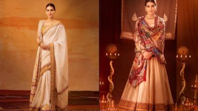 Kriti Sanon proved herself perfect for Janaki with these looks, see some of her royal outfits