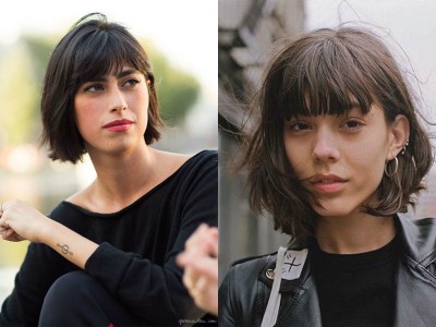 Will You Try This Old Day Bang Hairstyle With Her?So Special Looking I... | hair  styles | TikTok