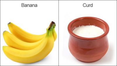 Apply homemade hair conditioner of Curd and Banana