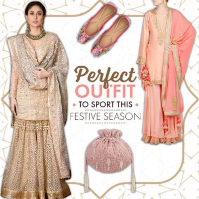 Here is a Perfect desi outfit to don this festive season of Diwali 2018