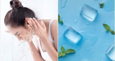 Ice cubes or cold water... what is more useful for your face? know