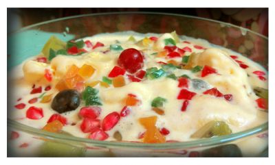 Fruit Custard is all we want after meal
