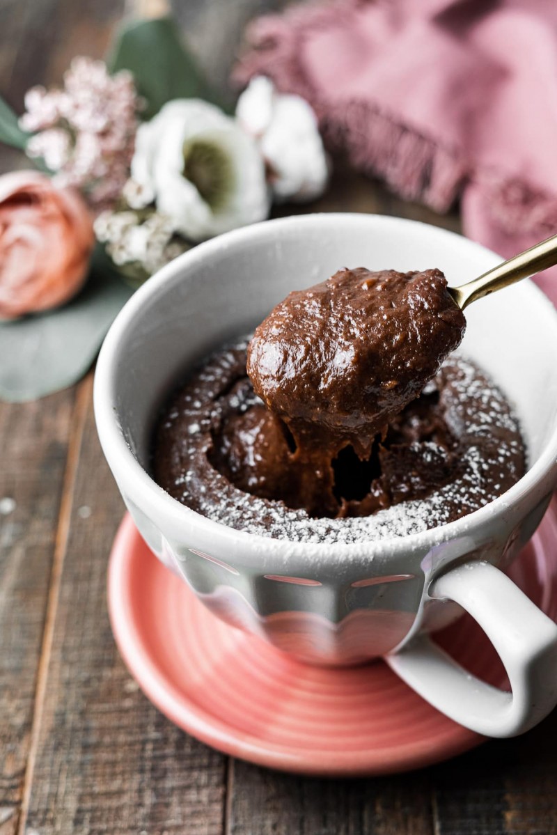 Get high on chocolate with this easy to make Choco lava mug cake