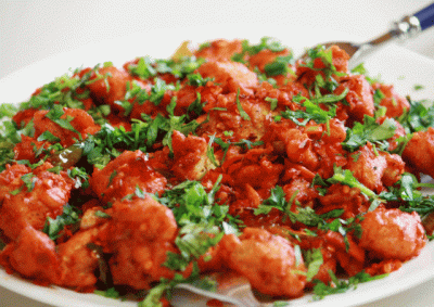 Try the tasty and crispy 'Aloo 65'