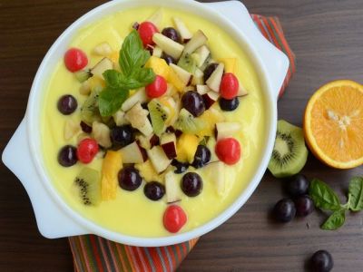 Delicious Fruit Custard will complete your dinner