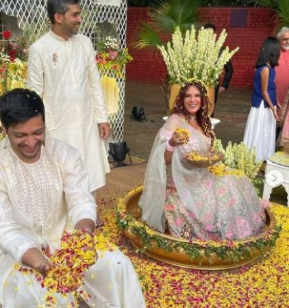 Richa Chadha and Ali Fazal  Haldi ceremony’s outfits are giving some major wedding goals