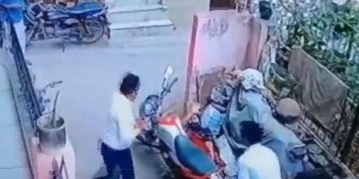 Three miscreants beat up woman, video goes viral