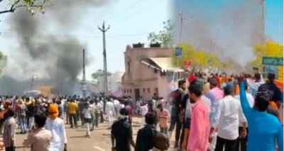 Attack on Ramnavami procession, Muslim mob burnt vehicles and threw stones!