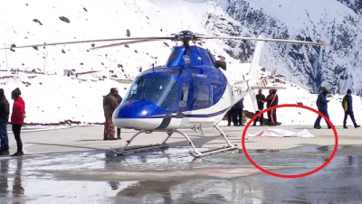 Tragic accident before Kedarnath Yatra, youth dies after being cut by helicopter fan