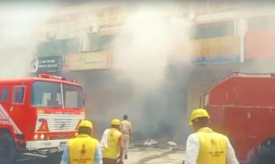 A massive fire broke out in Jaipur's Cinestar Cinema Hall, many feared trapped
