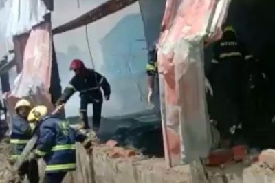 नागपुर: धमाके के बाद फैक्ट्री में लगी आग, चार मजदूरों की मौत, 3 घायल
