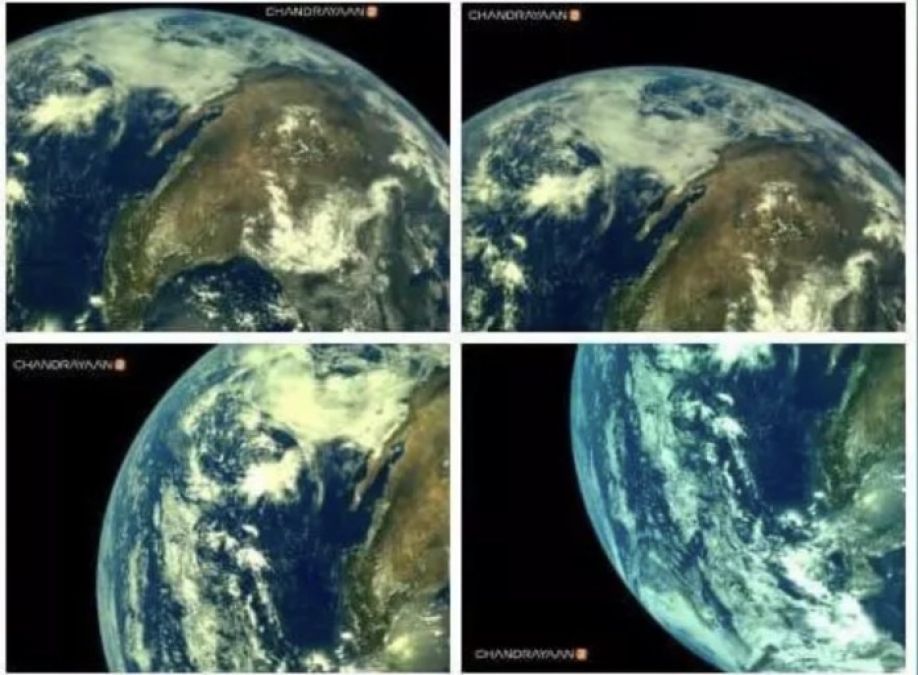 Chandrayaan 2 sent photo of earth, look how our planet looks from space