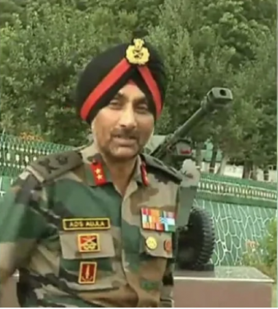 Pakistani army assisting terrorists: Major General Aujla