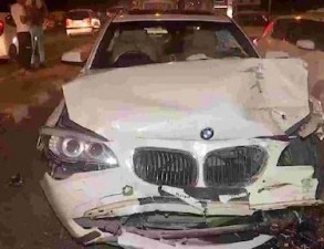 Major accident in Delhi, former MP MLA hits car and scooty