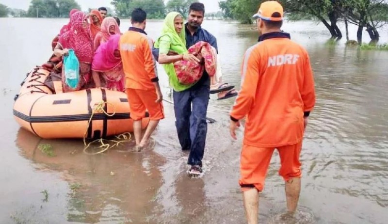 Heavy rains in MP again raise threats! 1,250 villages affected badly
