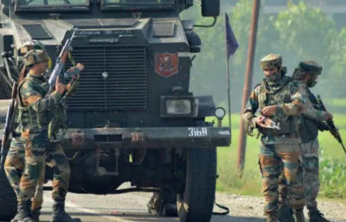 J&K: 3 terrorists surrounded in Budgam, encounter continues