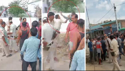 Journalist beaten up by police in a full locality, reason was just a question