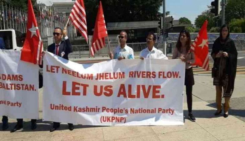 People of PoK took to the streets in protest against China for building a dam on the Neelam-Jhelum river