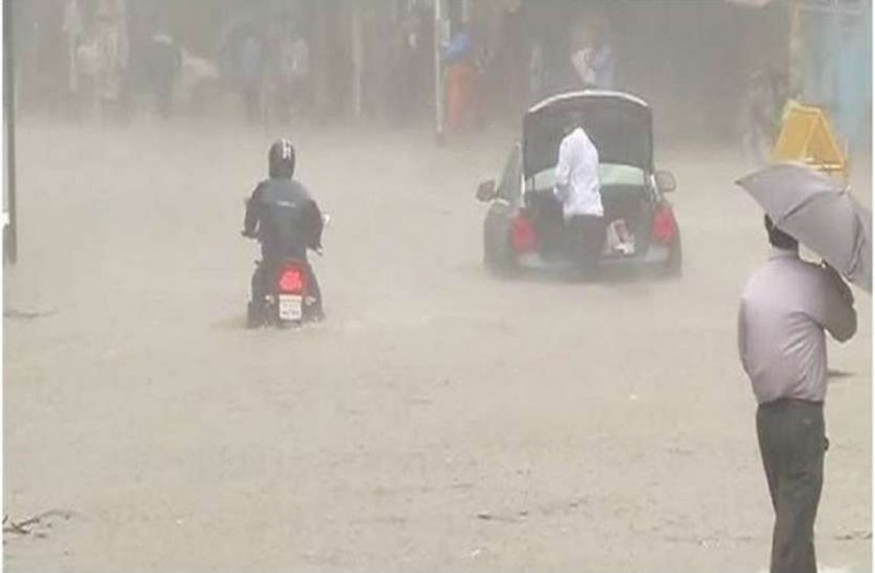 राजस्थान : कई शहरों में भीषण बरसात का रेड अलर्ट जारी