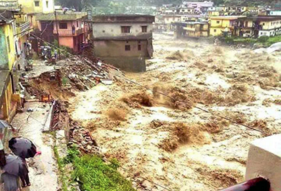 Rain continues to wreak havoc in Rudraprayag, river-drains are overflowing