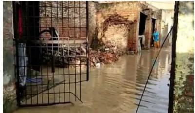 Haryana: Rainwater entered into houses in Fatehabad