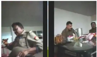 Chandigarh: Video of cop drinking alcohol on duty goes viral