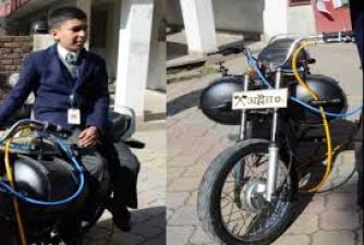 Neither the cost of petrol nor the fear of pollution, this 11-year-old child made a unique bike